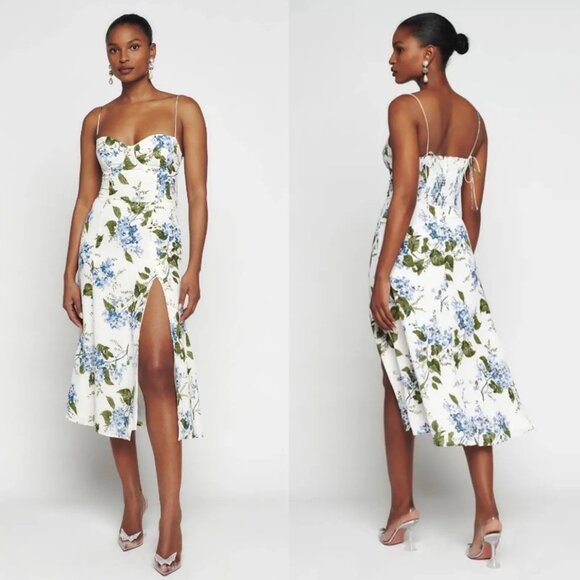Reformation Juliette Dress Riviera - Picture 1 of 6